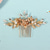 cheap Headpieces-Hair Combs Headdress Headpiece Rhinestone Alloy Wedding Cocktail Vintage Luxury With Rhinestone Faux Pearl Headpiece Headwear