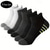cheap Men's Socks-Men's 5 Pack Multi Packs Socks Ankle Socks Low Cut Socks Running Socks Casual Socks Black White Color Color Block Sports &amp; Outdoor Daily Vacation Basic Medium Summer Spring Fashion Casual