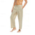 preiswerte Heim-Herren Leinenhose Hose Hosen Sommerhosen Strandhose Tasche Kordelzug Elastische Taille Glatt Komfort Atmungsaktiv Täglich Festtage Urlaub Hawaiianisch Boho Schwarz Weiß
