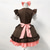 preiswerte Lolita Kleider-Lolita Prinzessin Hausmädchenuniform Lolita Kleid Cosplay Kostüm Damen Japanisch Cosplay Kostüme Rosa Patchwork Kurzarm