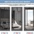 cheap Window Screen &amp; Door Screen-Magnetic Screen Door Fit Door Size, Screen Size Strong Magnets, Reinforced Fiberglass for Patio Door, Front Door
