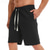 cheap Sweat Shorts-Men&#039;s Sweat Shorts Shorts Summer Shorts Beach Shorts Pocket Drawstring Elastic Waist Plain Comfort Breathable Short Holiday Vacation Beach Sports Fashion Black White