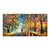 baratos Pinturas de Paisagens-pintura a óleo artesanal lona arte da parede decoração aflemov colorido chuva cenário de rua para decoração de casa rolou pintura sem moldura não esticada