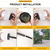 preiswerte Bodenlichter-3 Stück Solar-Gartenlicht, kleines weißes Kugellicht, rundes Kugellicht, LED-Außendekoration, Landschaftsgarten, Villa, Rasenlicht, Bodensteckerlicht, wasserdicht