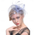 abordables Fascinators-Fascinateurs Chapeaux Coiffure Organza Chapeau Fedora Capeline Chapeau Voile Course de chevaux cocktail Elégant Rétro Avec Plume Couleur Pure Casque Couvre-chef