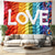 abordables Mariage-Juin Mois de la Fierté Mois de la Fierté LGBTQ LGBT Amour Arc-en-ciel Tapisserie Suspendue Joyeuse Fête Décoration Extérieure