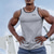 cheap Tank Tops-Men&#039;s Tank Top Vest Top Undershirt Sleeveless Shirt Sleeveless Crew Neck Summer Solid Color Sports Fashion Comfortable Print Street Casual Daily Black White Green Top Tee for Men