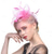 abordables Fascinators-Fascinateurs Chapeaux Coiffure Organza Chapeau Fedora Capeline Chapeau Voile Course de chevaux cocktail Elégant Rétro Avec Plume Couleur Pure Casque Couvre-chef
