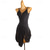 cheap Competition Dress-Latin Dance Dress Tassel Pure Color Splicing Women's Performance Training Sleeveless Chinlon Spandex