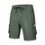 cheap Classic-Men&#039;s Tactical Shorts Cargo Shorts Shorts Drawstring Elastic Waist Multi Pocket Plain Wearable Short Outdoor Daily Going out Fashion Classic Black Army Green