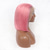 economico Parrucche lace front capelli veri-parrucca bob rosa caldo capelli umani 13x4 parrucche anteriori in pizzo hd parrucche frontali in pizzo caschetto corto per donne nere pre pizzicate con i capelli del bambino densità del 180% 12