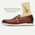 cheap Premium Leather Loafers-Men&#039;s Loafers Leather Black Brown Crocodile Pattern Metal Buckle