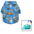 cheap Cooling Vest &amp; Shirt-Dog Hawaiian Shirt 2 Pieces Puppy Clothes with Dog Bath Brush  for Small Medium Large Dogs Boy Breathable Coconut Tree Dog T-Shirt