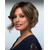 cheap Older Wigs-Short Ombre Blonde Wavy Bob Wigs for White Women Chin Length Blonde Highlight Bob Wig with Brown Roots Natural Looking Synthetic Daily Party Wig
