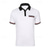 cheap Men&#039;s Golf Polo-Men&#039;s Golf Shirt Golf Polo Work Casual Lapel Short Sleeve Basic Modern Color Block Patchwork Button Spring &amp; Summer Regular Fit Black White Navy Blue Blue Golf Shirt