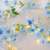 cheap Battery String Lights-Elegant Wedding Party Reception Flower String Lights – Blue 6-Petal Floral Vine Battery Operated Fairy Lights for Bedroom Seasonal Home Decor