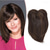 cheap Bangs-7x7inch Hair Toppers for Women with Large Base Cover for Thining Hair or Hair Loss,Short Hair Toppers for Women with Thinning Hair Synthetic Toppers Hair pieces for women Brown with highlights