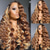 cheap Human Hair Lace Front Wigs-Unprocessed Virgin Hair 13x4 Lace Front Wig Free Part Brazilian Hair Loose Wave Multi-color Wig 130% 150% Density with Baby Hair Ombre Hair Highlighted / Balayage Hair Pre-Plucked For Women Long