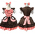 preiswerte Lolita Kleider-Lolita Prinzessin Hausmädchenuniform Lolita Kleid Cosplay Kostüm Damen Japanisch Cosplay Kostüme Rosa Patchwork Kurzarm