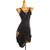 cheap Competition Dress-Latin Dance Dress Tassel Pure Color Splicing Women's Performance Training Sleeveless Chinlon Spandex