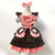 preiswerte Lolita Kleider-Lolita Prinzessin Hausmädchenuniform Lolita Kleid Cosplay Kostüm Damen Japanisch Cosplay Kostüme Rosa Patchwork Kurzarm