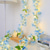 cheap Battery String Lights-Elegant Wedding Party Reception Flower String Lights – Blue 6-Petal Floral Vine Battery Operated Fairy Lights for Bedroom Seasonal Home Decor