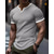 cheap Basic T shirts-Men&#039;s T Shirt Tee Short Sleeve Shirt Tee Top Short Sleeve V Neck Spring &amp; Summer Color Block Fashion Designer Basic Patchwork Vacation Street Going out Black White Green Top Tee for Men