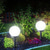 preiswerte Bodenlichter-3 Stück Solar-Gartenlicht, kleines weißes Kugellicht, rundes Kugellicht, LED-Außendekoration, Landschaftsgarten, Villa, Rasenlicht, Bodensteckerlicht, wasserdicht