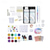 cheap Stress Relievers-Drip Adhesive Pendant Mirror Silicone Mold DIY Epoxy Resin Key Pendant Tool Letter Silicone Mold