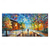 baratos Pinturas de Paisagens-pintura a óleo artesanal lona arte da parede decoração aflemov colorido chuva cenário de rua para decoração de casa rolou pintura sem moldura não esticada