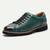 cheap Classic Dress Shoes-Men&#039;s Dress Sneakers Green Leather Black Toe Cap Rugged Sole