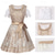 cheap Dirndl-Oktoberfest Dirndl Trachtenkleider Dirndl Blouse Oktoberfest / Beer Bavarian Traditional Style Traditional Costume Dress Wiesn Women&#039;s Traditional Style Cloth Blouses Dress Apron