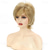 cheap Older Wigs-Short Pixie Wigs for Women Layered Synthetic Wig With Bangs Wig Short Synthetic Hair Brown Blonde Dark Brown Ombre Blonde