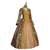 baratos Vestidos-Barroco Punk e gótico Período colonial Maxi Normal Julieta Princesa Decote Quadrado Fantasia Real Dia Das Bruxas Carnaval Baile de Máscaras Festa dia das Bruxas Espetáculo Adulto