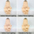 abordables Perruques Synthétiques Sans Bonnet-Perruque de cosplay Perruque Synthétique Ondulation Naturelle Coupe Droite Fabriqué à la machine Perruque 26 pouces Or clair Cheveux Synthétiques Femme Multicolore Couleur mixte