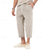 abordables pantalones casuales-Hombre Pantalones Cortos Pantalones de playa Pantalones casuales Bolsillo Correa Cintura elástica Plano Comodidad Hasta el Tobillo Deporte Diario Moda Casual Negro Blanco Microelástico