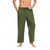 preiswerte Heim-Herren Leinenhose Hose Hosen Sommerhosen Strandhose Tasche Kordelzug Elastische Taille Glatt Komfort Atmungsaktiv Täglich Festtage Urlaub Hawaiianisch Boho Schwarz Weiß