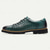 cheap Classic Dress Shoes-Men&#039;s Dress Sneakers Green Leather Black Toe Cap Rugged Sole