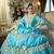 abordables Vestidos-Gótico Victoriano Inspirado en la vendimia Vestidos Ropa de Fiesta Vestido de fiesta de graduación Princesa Shakespeare Color sólido Vestido de Gala Mujer Víspera de Todos los Santos Carnaval día de