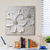 cheap Animal Paintings-Abstract White Flower Thick Oil Painting Modern 100% Handmade White Canvas Painting Wall Art For Living Room Frameless Decor Stretched Frame Ready to Hang or Unframed