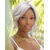 cheap Older Wigs-Short Ombre Blonde Wavy Bob Wigs for White Women Chin Length Blonde Highlight Bob Wig with Brown Roots Natural Looking Synthetic Daily Party Wig