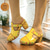 cheap Women&#039;s Clogs &amp; Mules-Women&#039;s Sandals Slippers Clogs Plus Size Handmade Shoes Outdoor Daily Beach Rivet Block Heel Round Toe Vintage Casual Comfort Walking Premium Leather Loafer Yellow