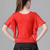 preiswerte Oberteile &amp; Sets-Latein-Tanz Für den Ballsaal oben Rüschen Pure Farbe Farbaufsatz Damen Leistung Ausbildung Kurzarm Hoch Polyester