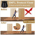 cheap Home Supplies-Furniture Leg Caps,Silicone Chair Leg Covers with Thickened Felt Pads: Noiseless Furniture Foot Protectors for Tables, Chairs, Stools
