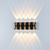 cheap LED Wall Lights-LED Wall Lamp 2/3/4/5 Heads Outdoor Waterproof Glass Aluminum 90CM Modern Creative Warm White Light Aisle Balcony IP65 85-265V