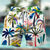 cheap Board Shorts-Men&#039;s Coconut Tree Colorful Flower / Floral Swimming Trunks Board Shorts Swim Shorts Mid Waist Hawaiian Casual Holiday Beach Drawstring with Mesh lining Elastic Waist Designer Clothing Apparel