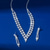cheap Jewelry Sets-Jewelry Set 3pcs Alloy Earrings Necklace Women&#039;s Elegant Fashion Cute Geometrical Geometric Jewelry Set For Wedding Party Anniversary