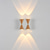 cheap LED Wall Lights-LED Wall Lamp 2/3/4/5 Heads Outdoor Waterproof Glass Aluminum 90CM Modern Creative Warm White Light Aisle Balcony IP65 85-265V