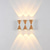 cheap LED Wall Lights-LED Wall Lamp 2/3/4/5 Heads Outdoor Waterproof Glass Aluminum 90CM Modern Creative Warm White Light Aisle Balcony IP65 85-265V