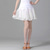 cheap Latin Dancewear-Latin Dance Ballroom Dance Skirts Pure Color Ruffle Splicing Women&#039;s Performance Training High Polyester
